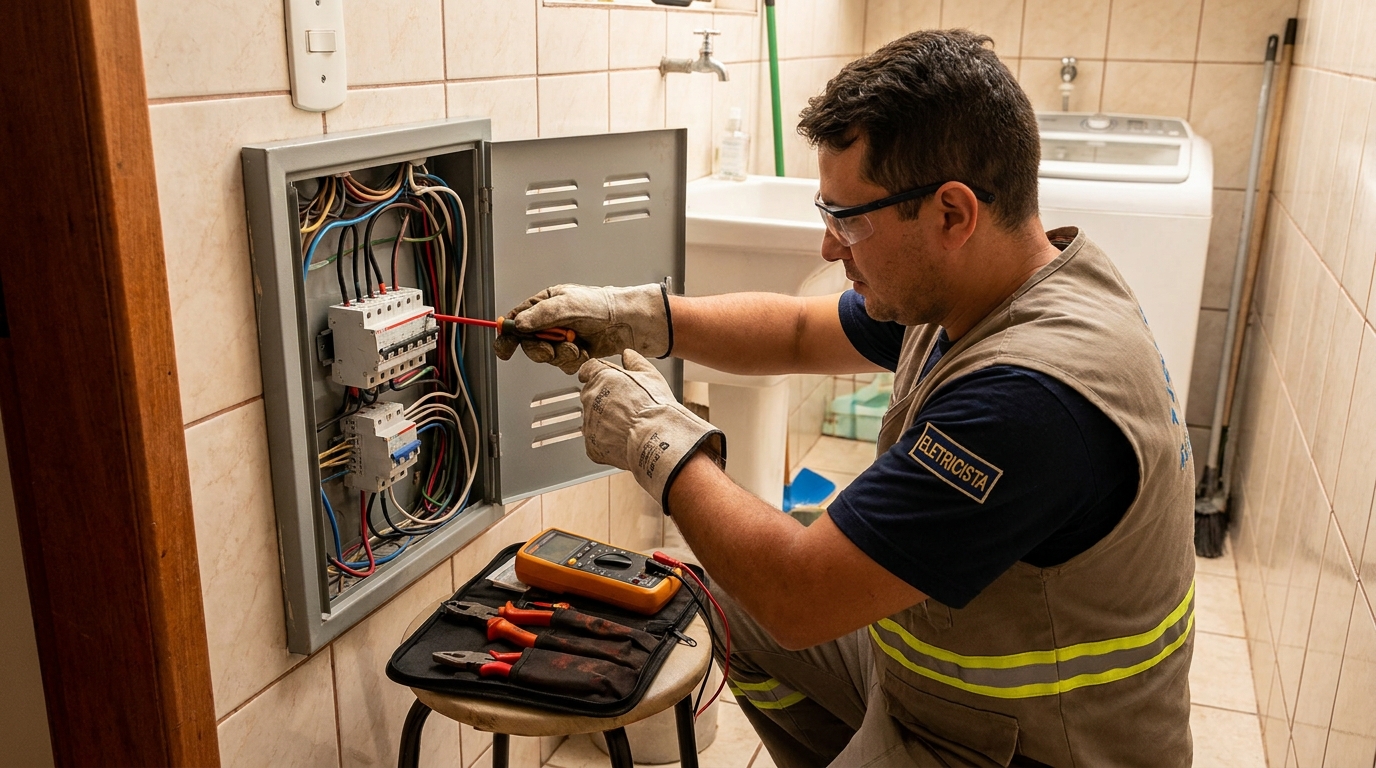 Instalacao de disjuntor residencial em Jaraguá do Sul‑SC