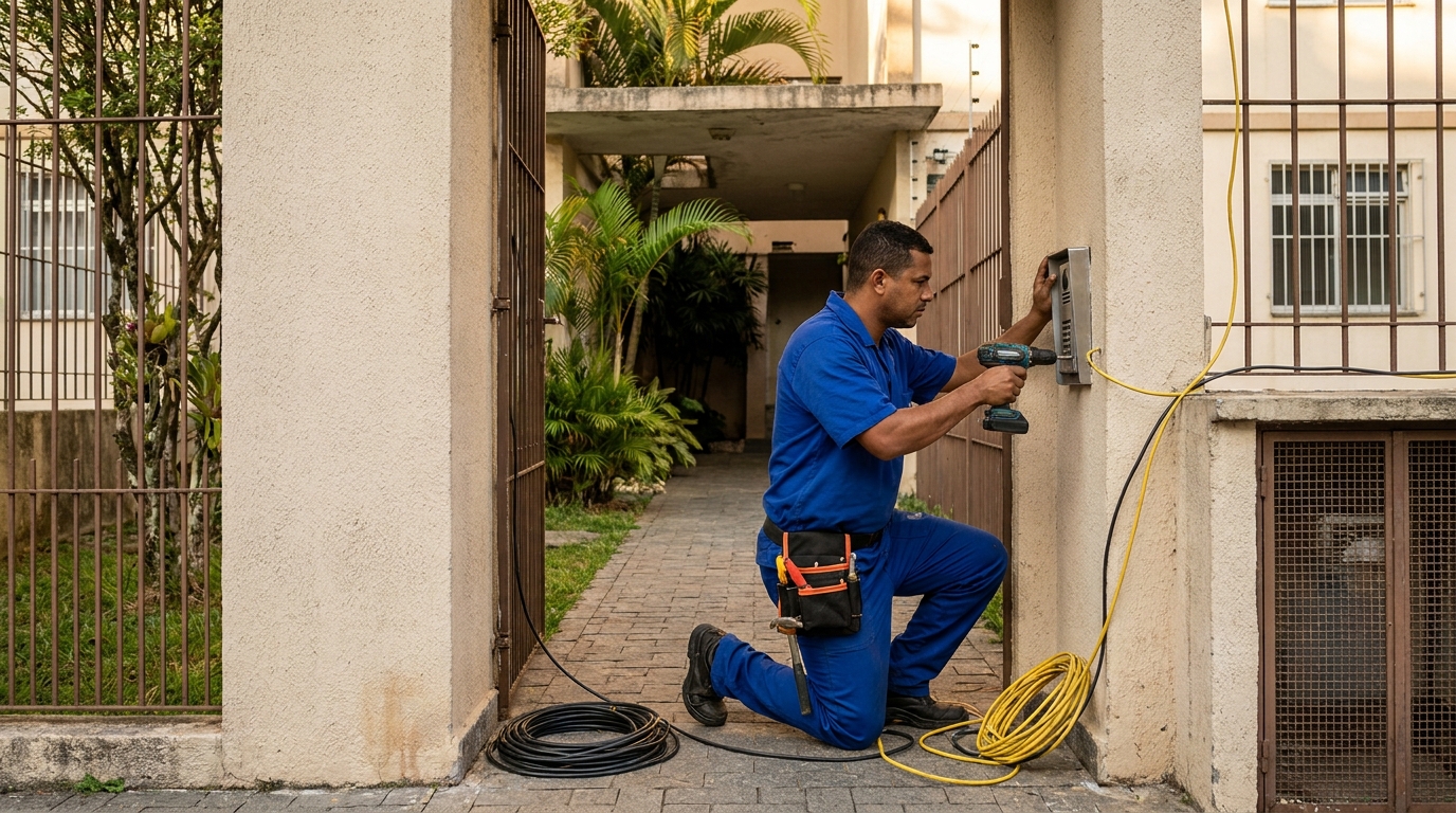 Instalacao de interfone profissional em Jaraguá do Sul‑SC