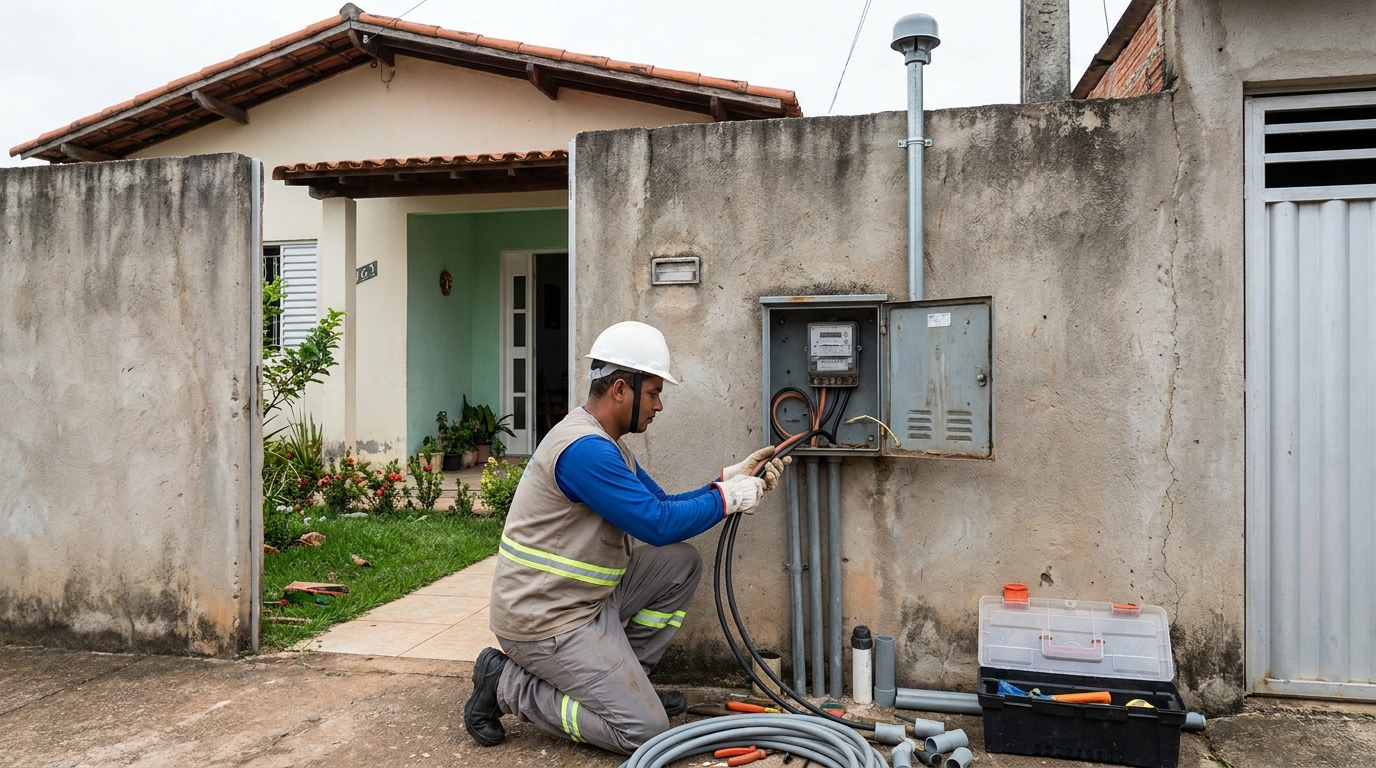 Instalacao de padrao de energia em Jaraguá do Sul‑SC