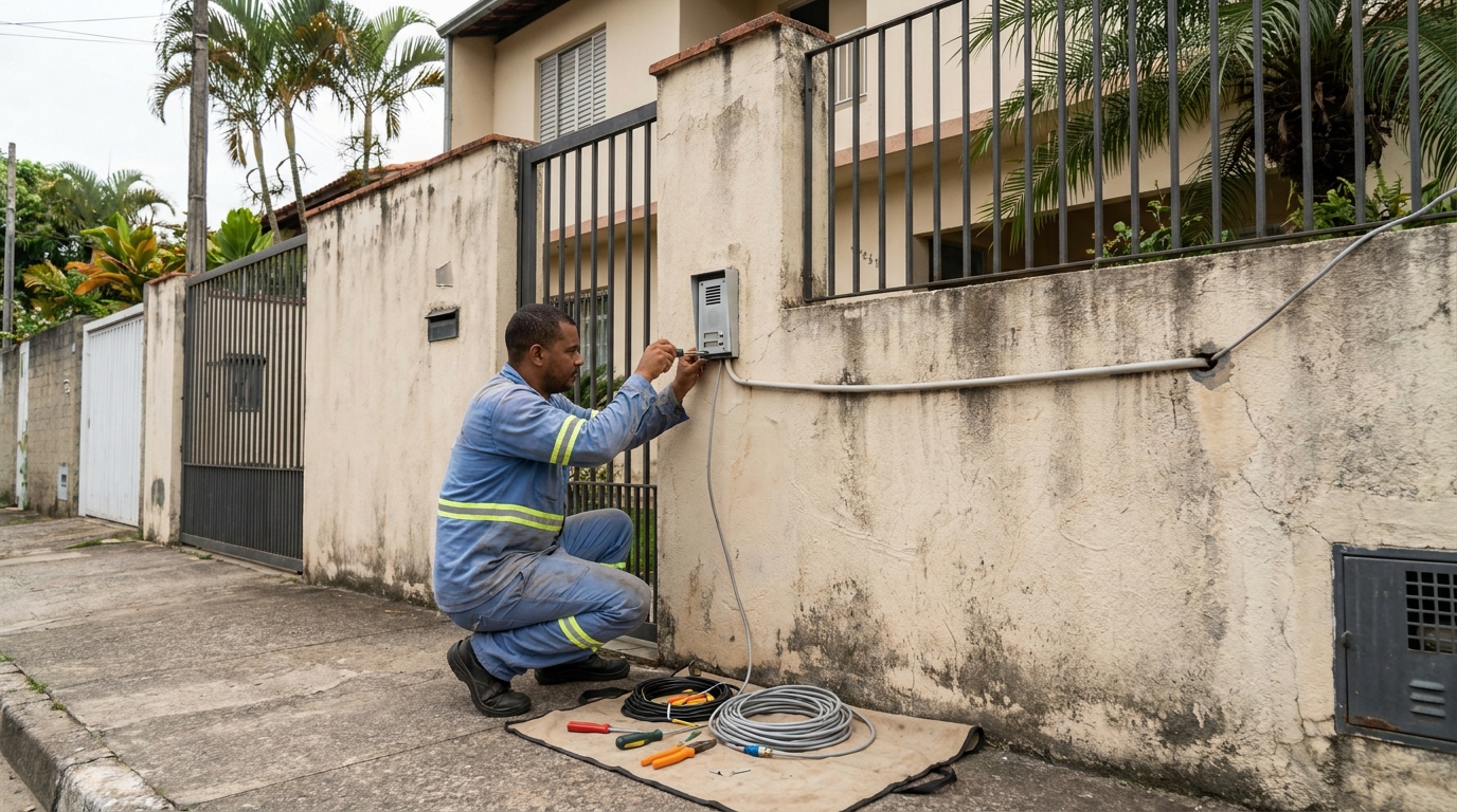 Instalacao de video porteiro em Jaraguá do Sul‑SC